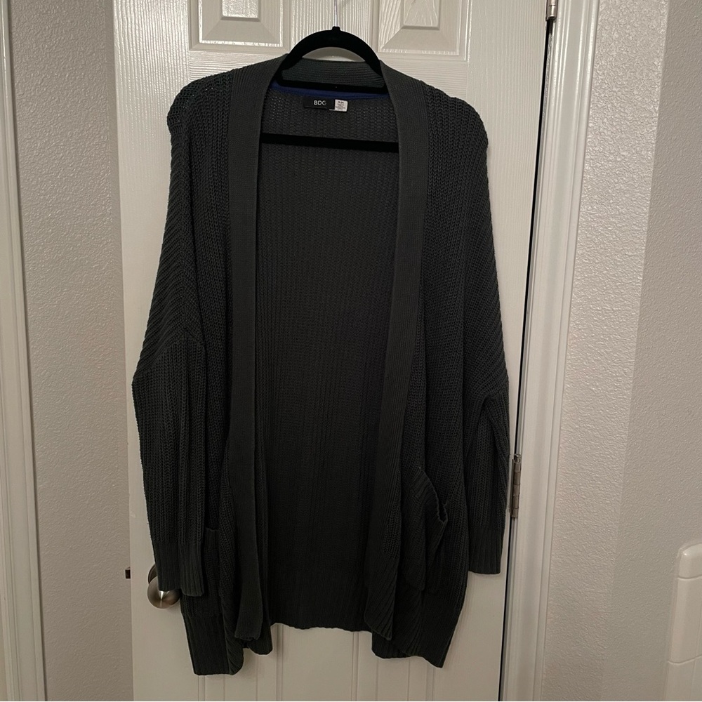Dark Green BDG cardigan